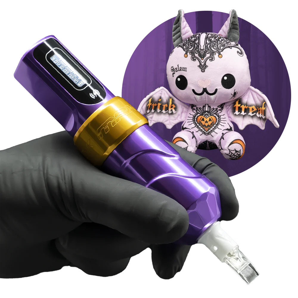 Special Edition Flux Max Salem + 2 PowerBolts II w/ Tattoo Zoo Frankie The Bat Plushie