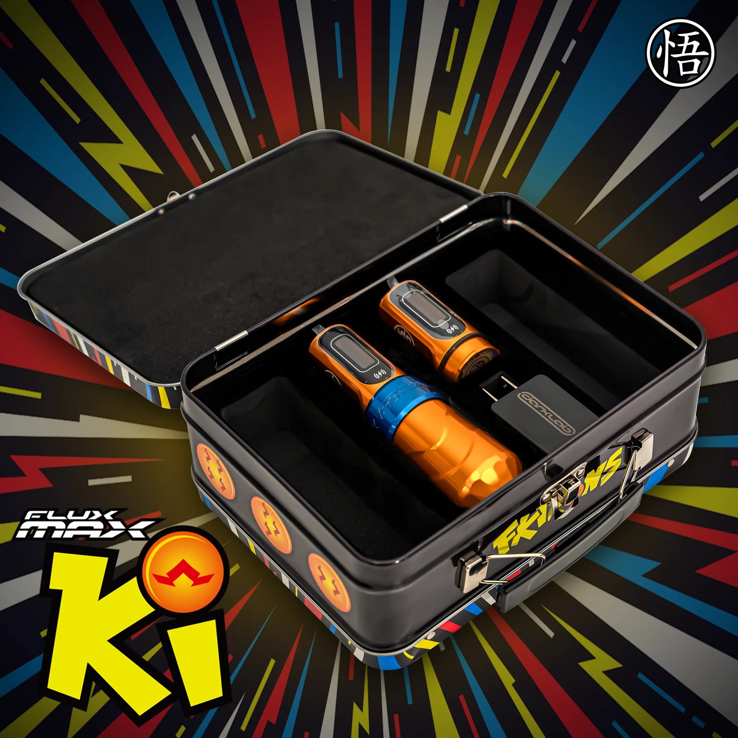 Flux Max Ki w/ 2 PowerBolts II and Lunch Box Case