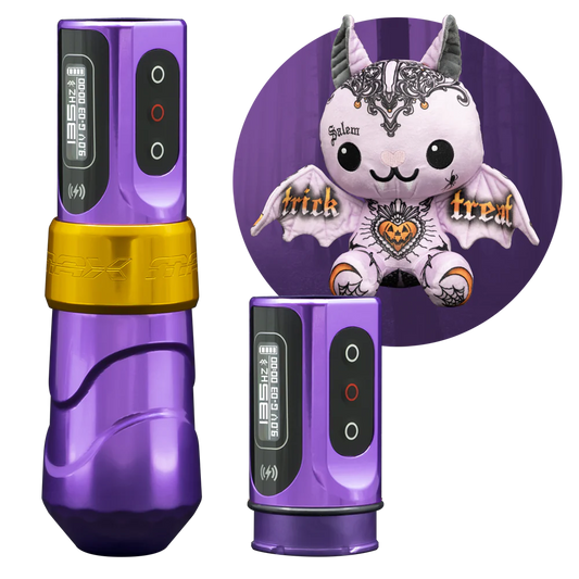 Special Edition Flux Max Salem + 2 PowerBolts II w/ Tattoo Zoo Frankie The Bat Plushie